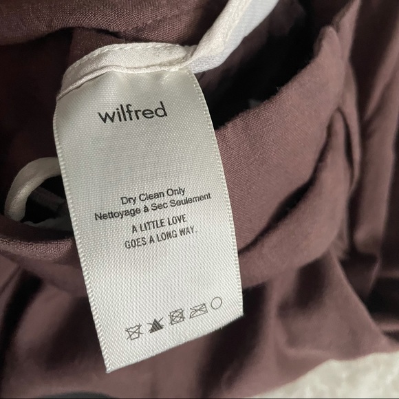 Aritzia Wilfred High Waisted Belted Pants - Picture 5 of 10